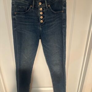 Express Blue High-Waisted Jeans NWT
